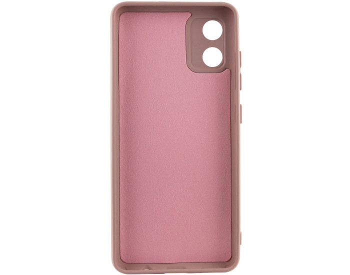 Чохол-силікон GETMAN Liquid Silk Full Camera Motorola Moto E13, Pink sand