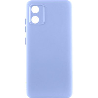 Чохол-силікон GETMAN Liquid Silk Full Camera Motorola Moto E13, бузковий