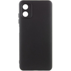 Чохол-силікон GETMAN Liquid Silk Full Camera Motorola Moto G04 /E14, чорний
