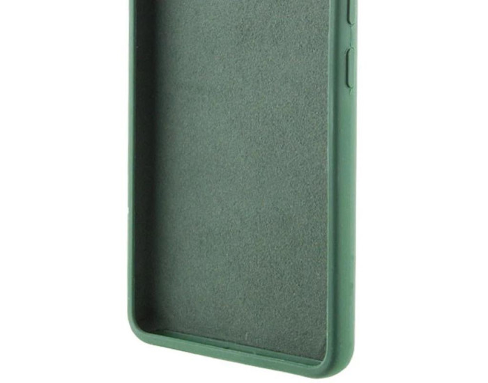 Чохол-силікон GETMAN Liquid Silk Full Camera Motorola Moto G04 /E14, Темно-Зелений