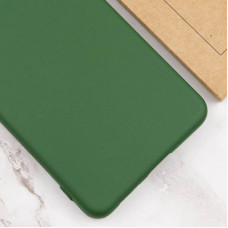 Чохол-силікон GETMAN Liquid Silk Full Camera Motorola Moto G14, Темно-Зелений
