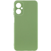 Чохол-силікон GETMAN Liquid Silk Full Camera Motorola Moto G14, Фісташковий