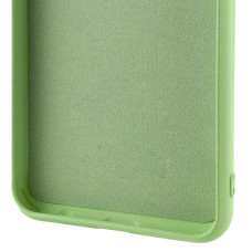 Чохол-силікон GETMAN Liquid Silk Full Camera Motorola Moto G14, Фісташковий