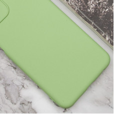 Чохол-силікон GETMAN Liquid Silk Full Camera Motorola Moto G14, Фісташковий