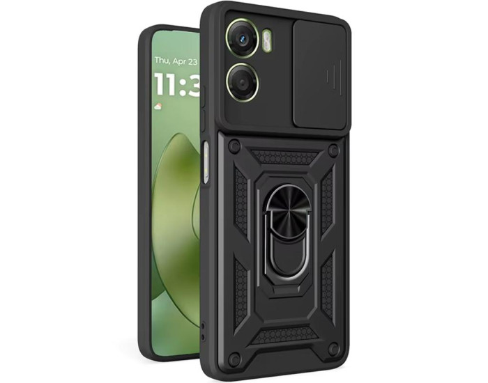 Чехол-Ударопрочный Ummi Camshield Serge Ring Motorola Moto G05 /E15, черный