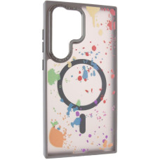 Чехол-силикон TPU+PC Flush with MagSafe Samsung Galaxy S24 Ultra Gray