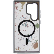 Чехол-силикон TPU+PC Flush with MagSafe Samsung Galaxy S24 Ultra Gray