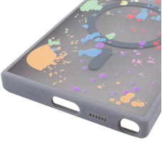 Чехол-силикон TPU+PC Flush with MagSafe Samsung Galaxy S24 Ultra Gray