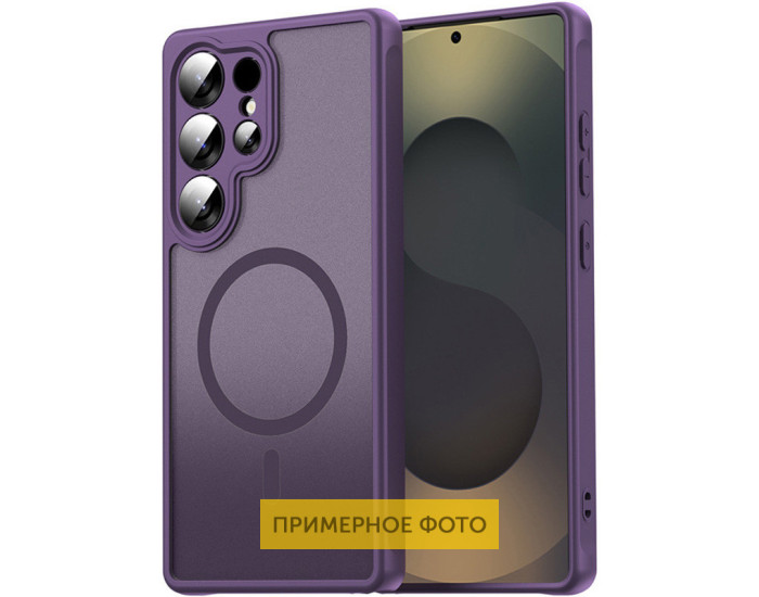 Чехол-силикон TPU Bloom with MagSafe Xiaomi Redmi Note 13 Pro 4G, фиолетовый