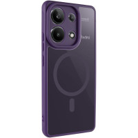 Чехол-силикон TPU Bloom with MagSafe Xiaomi Redmi Note 13 4G, фиолетовый