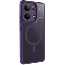 Чехол-силикон TPU Bloom with MagSafe Xiaomi Redmi Note 13 4G, фиолетовый