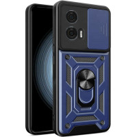 Чохол-Ударостійкий Ummi Camshield Serge Ring Motorola Edge 50 Fusion, Темно-синій