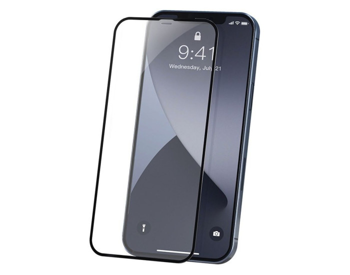 Захисне cтекло iPhone 12 Pro Max, 3D Black (тех.пак)