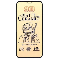 Защитное стекло Ceramic Matte iPhone 16 Pro Max, 5D Black