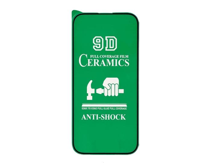 Защитное стекло Ceramic iPhone 16 Pro /17, 5D Black