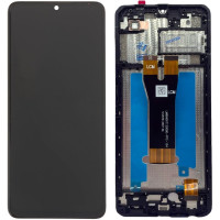 Дисплей с сенсорным экраном (модуль) ZTE Blade A36 /A56, черный с рамкой, оригинал