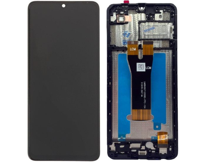 Дисплей с сенсорным экраном (модуль) ZTE Blade A36 /A56, черный с рамкой, оригинал