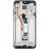 Дисплей с сенсорным экраном (модуль) Xiaomi Redmi Note 8 Pro, с рамкой, черный, оригинал