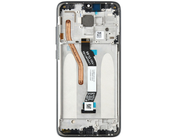 Дисплей с сенсорным экраном (модуль) Xiaomi Redmi Note 8 Pro, с рамкой, черный, оригинал