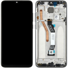 Дисплей с сенсорным экраном (модуль) Xiaomi Redmi Note 8 Pro, с рамкой, черный, оригинал