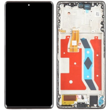Дисплей с сенсорным экраном (модуль) Huawei Honor X9A /Magic 5 Lite /Honor X40, черный с рамкой, оригинал