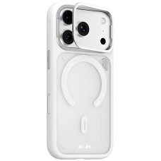 Чехол-силикон Blueo Frosted Heat with MagSafe iPhone 17 Pro Max, белый