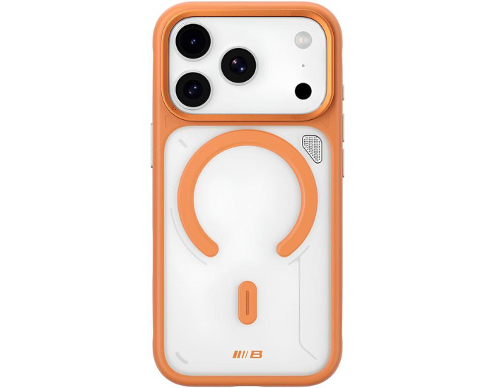 Чехол-силикон Blueo Frosted Heat with MagSafe iPhone 17 Pro Max, оранжевый