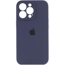 Чехол-силикон оригинал Full Camera Soft Matte iPhone 14 Pro, Midnight blue