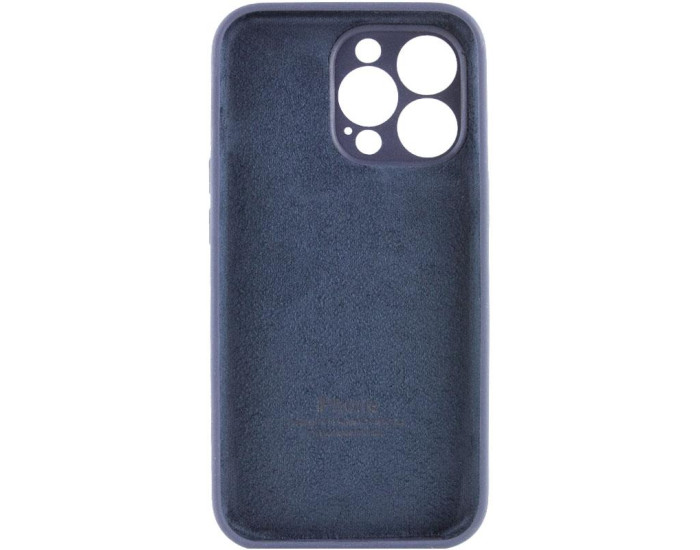 Чехол-силикон оригинал Full Camera Soft Matte iPhone 14 Pro, Midnight blue