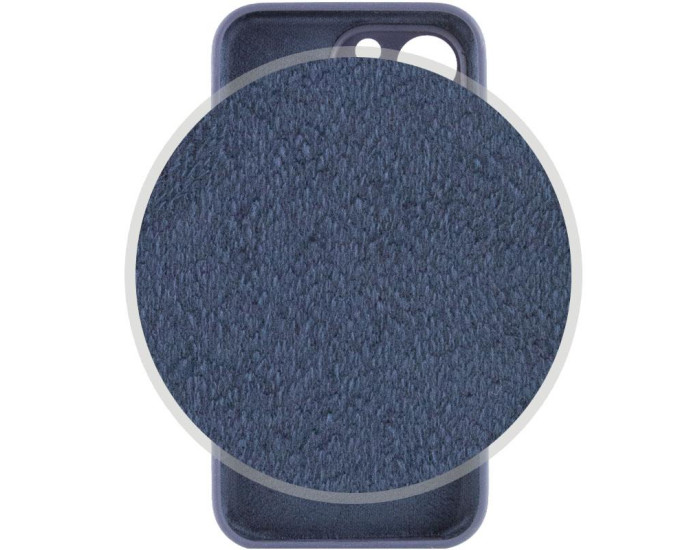 Чехол-силикон оригинал Full Camera Soft Matte iPhone 14 Pro, Midnight blue