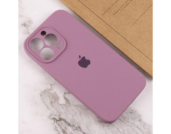 Чехол-силикон оригинал Full Camera Soft Matte iPhone 14 Pro, Lilac pride
