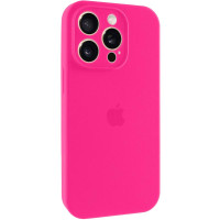 Чехол-силикон оригинал Full Camera Soft Matte iPhone 14 Pro (Розовый / Barbie pink)