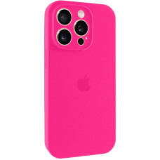 Чехол-силикон оригинал Full Camera Soft Matte iPhone 14 Pro (Розовый / Barbie pink)