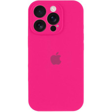 Чехол-силикон оригинал Full Camera Soft Matte iPhone 14 Pro (Розовый / Barbie pink)