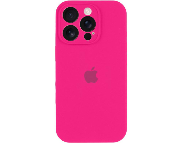 Чехол-силикон оригинал Full Camera Soft Matte iPhone 14 Pro (Розовый / Barbie pink)