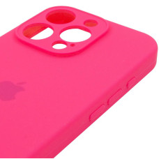 Чехол-силикон оригинал Full Camera Soft Matte iPhone 14 Pro (Розовый / Barbie pink)