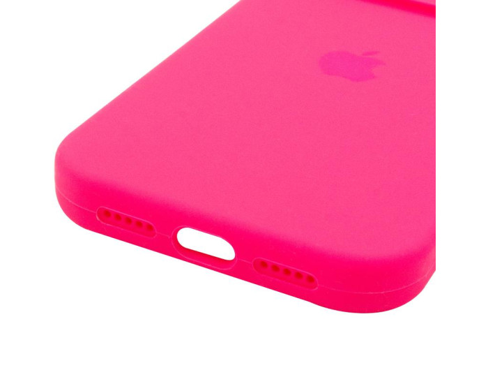 Чехол-силикон оригинал Full Camera Soft Matte iPhone 14 Pro (Розовый / Barbie pink)