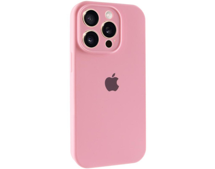 Чехол-силикон оригинал Full Camera Soft Matte iPhone 14 Pro Light Pink