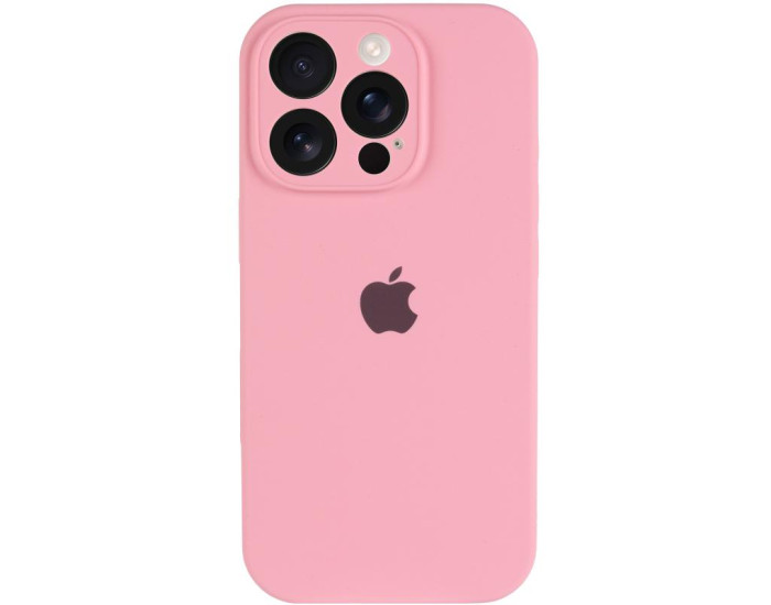 Чехол-силикон оригинал Full Camera Soft Matte iPhone 14 Pro Light Pink