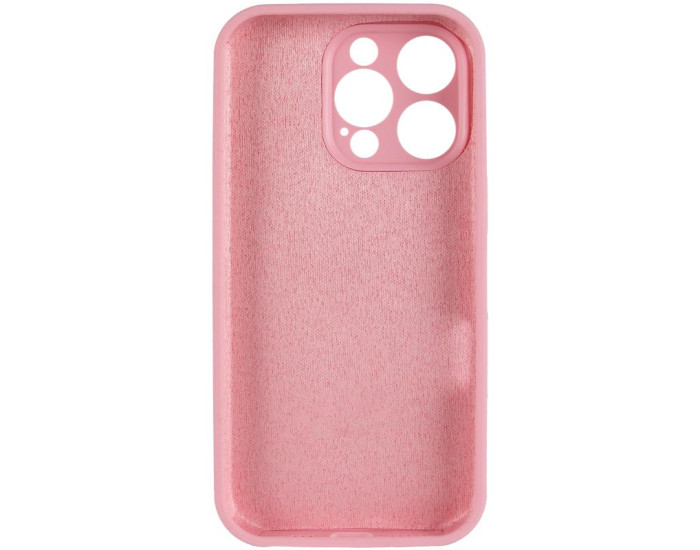 Чехол-силикон оригинал Full Camera Soft Matte iPhone 14 Pro Light Pink