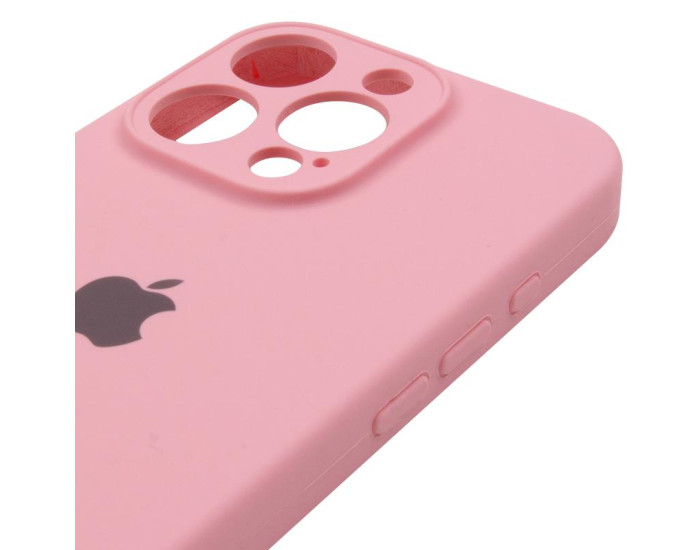 Чехол-силикон оригинал Full Camera Soft Matte iPhone 14 Pro Light Pink