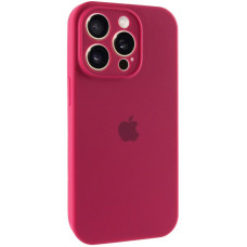 Чехол-силикон оригинал Full Camera Soft Matte iPhone 14 Pro, Rose red