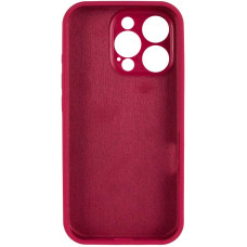Чехол-силикон оригинал Full Camera Soft Matte iPhone 14 Pro, Rose red