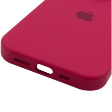 Чехол-силикон оригинал Full Camera Soft Matte iPhone 14 Pro, Rose red