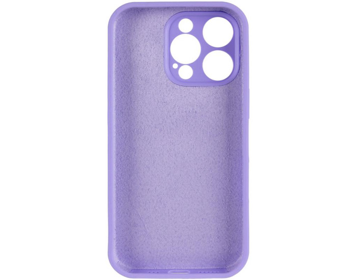 Чехол-силикон оригинал Full Camera Soft Matte iPhone 14 Pro, сливовый
