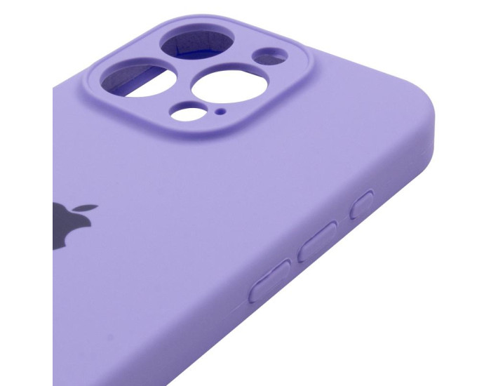 Чехол-силикон оригинал Full Camera Soft Matte iPhone 14 Pro, сливовый