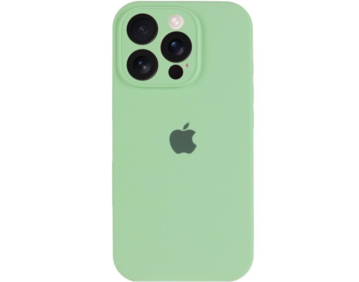 Чехол-силикон оригинал Full Camera Soft Matte iPhone 14 Pro, Pistachio
