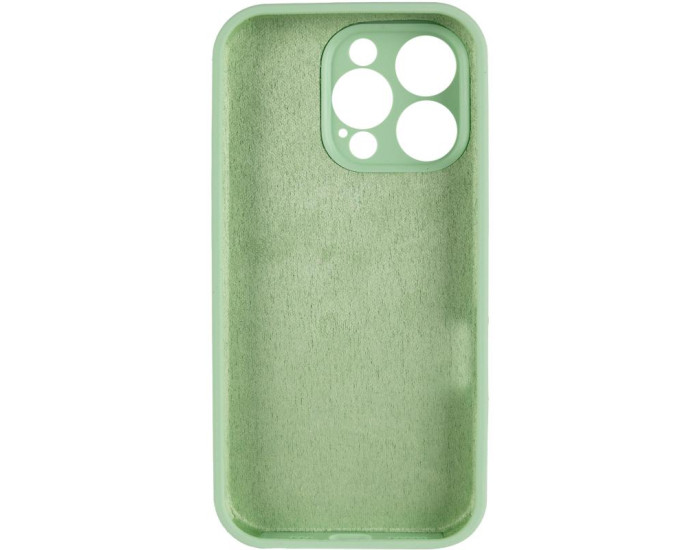 Чехол-силикон оригинал Full Camera Soft Matte iPhone 14 Pro, Pistachio