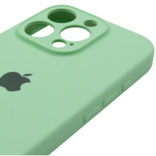 Чехол-силикон оригинал Full Camera Soft Matte iPhone 14 Pro, Pistachio