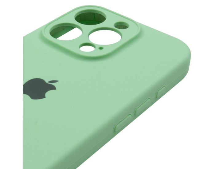 Чехол-силикон оригинал Full Camera Soft Matte iPhone 14 Pro, Pistachio